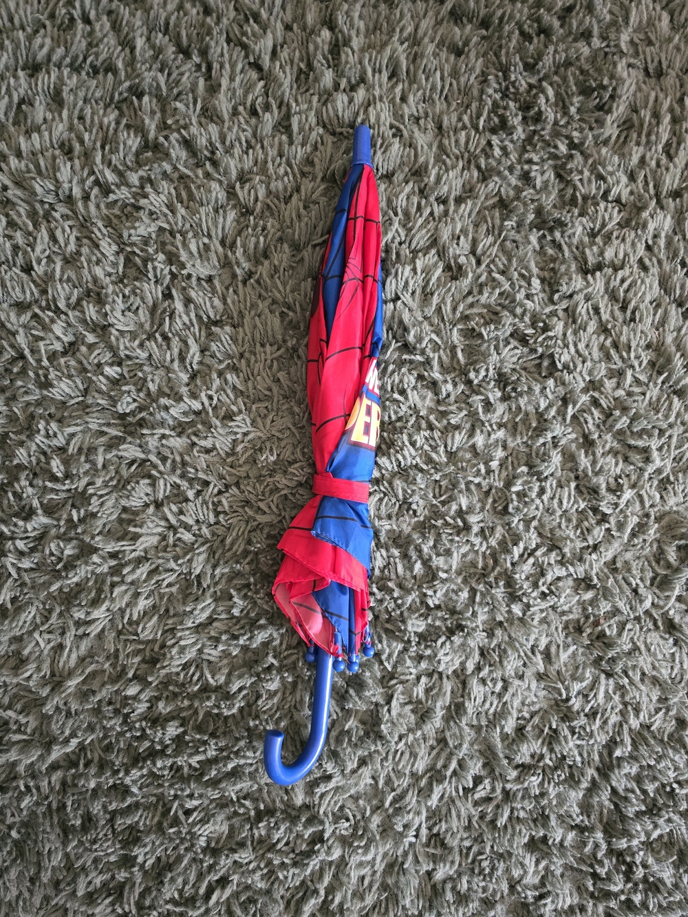Spiderman Kids Umbrella in Bright Red and Blue